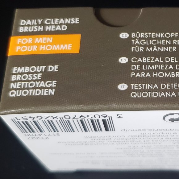 Clarisonic Daily Cleanse Brush Head For Men NEW - Picture 7 of 8